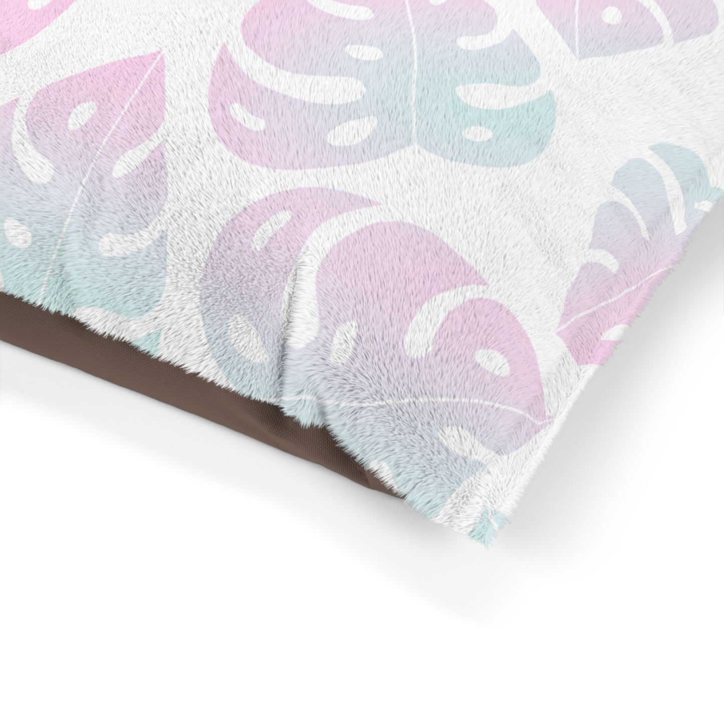 Tropical Pet Bed for Cozy Naps, Soft Leaf Patterned Dog Bed, Cat Bed, Pet Sleeping Pillow, Floral Pet Accessories