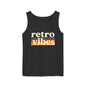 Retro Vibes Tank Top - Unisex Summer Apparel, Casual Wear, Beach Attire, Vintage Style, Gift for Friends