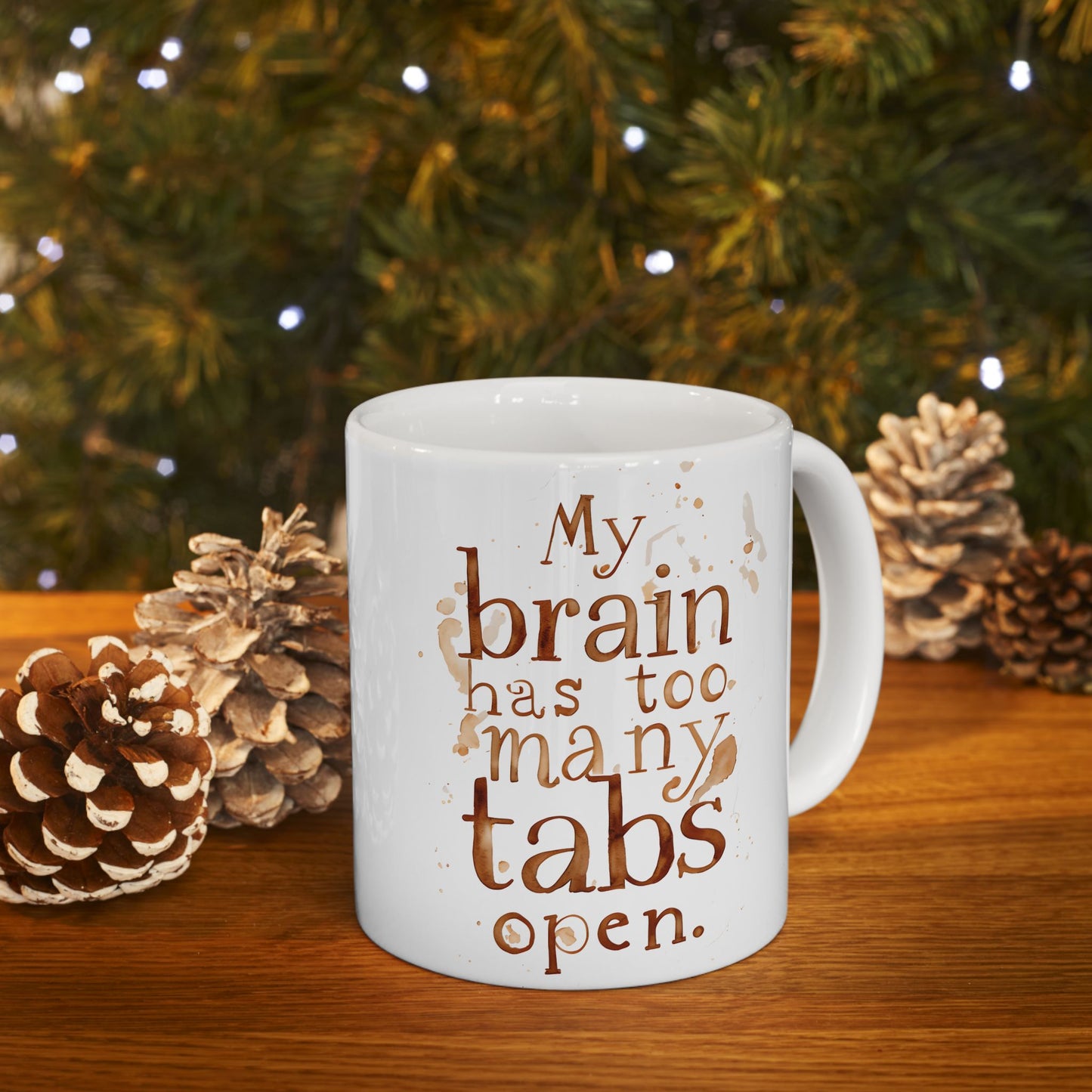 Coffee Lover's Ceramic Mug - Perfect Gift for Birthdays, Holidays, and Coffee Enthusiasts, Unique Kitchen Decor, 11oz or 15oz