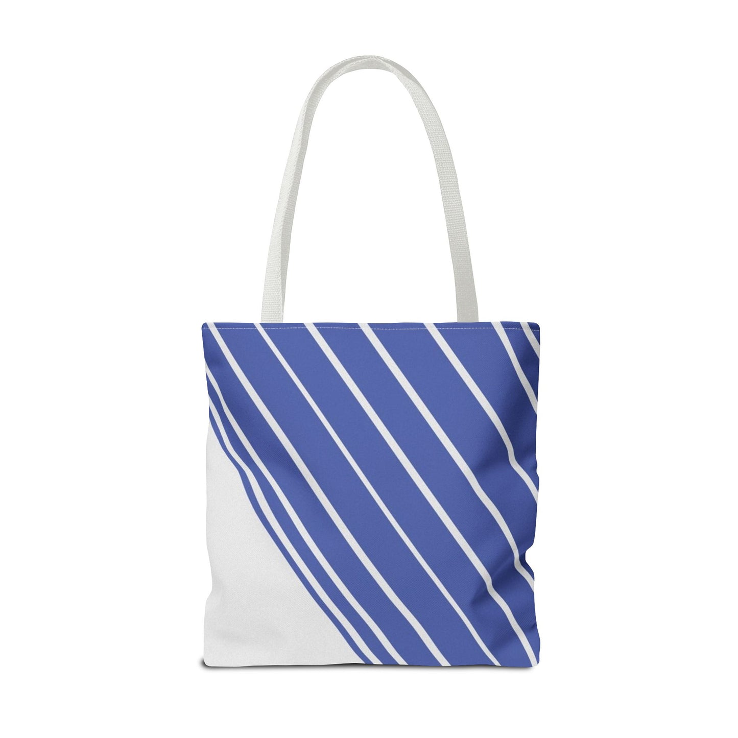Chic Blue Striped Tote Bag, Stylish Reusable Shopping Bag, Beach Bag, Everyday Carry, Gift for Her