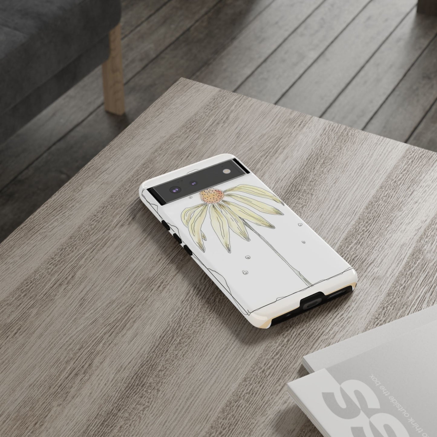 Flower Phone Case with Delicate Design, Tough Phone Cover, Nature Lover Gift, Floral Tech Accessory, Stylish Phone Protection