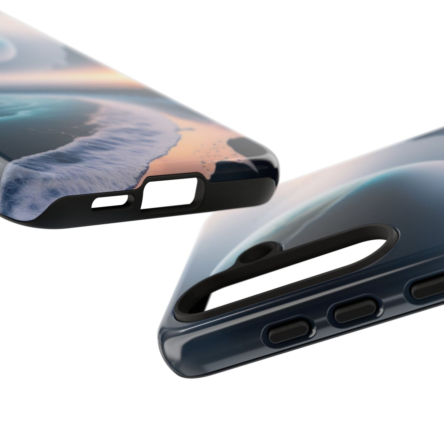 Galaxy Ocean Phone Case — Surreal Planet Beach Tough Case