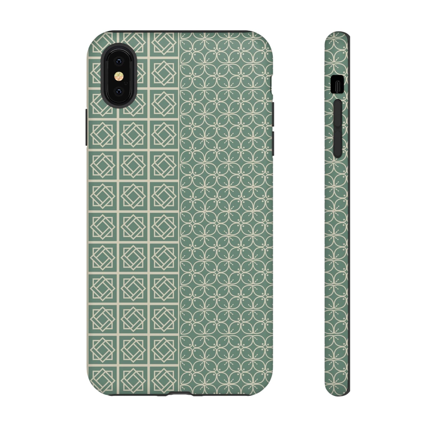 Stylish Phone Case with Geometric Patterns, Tough Cases, Durable Cell Phone Cover, Trendy Smartphone Accessory, Functional Gift Idea