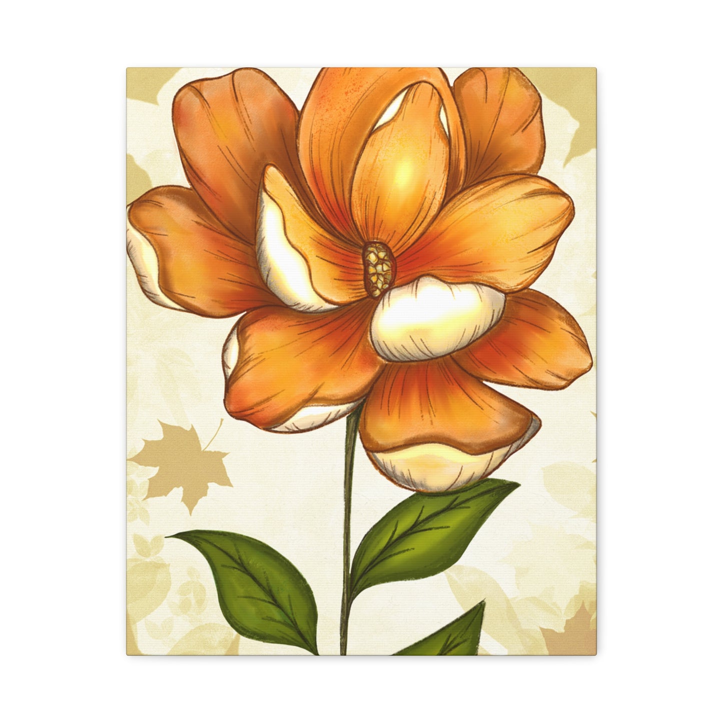 Copy of Matte Canvas, Stretched, 1.25" Tulips Pink and Purple Flowers