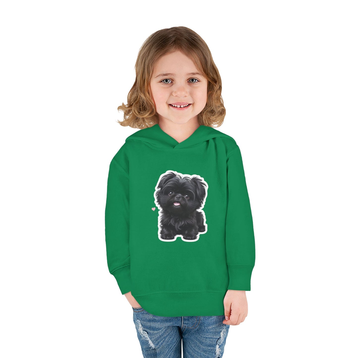 Cute Toddler Hoodie with Adorable Dog Design, Baby Gift, Winter Wear, Kids Sweatshirt, Comfortable Pullover