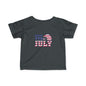 Patriotic Infant Tee - Celebrate 4th of July, Baby Independence Day Shirt, USA Toddler Tee, Children's Holiday Apparel, Red White Blue Tee