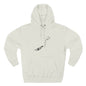 Trumpet Music Notes Hoodie — Minimalist Jazz Instrument Pullover