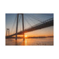 Sunrise Bridge Canvas Wall Art — Matte Stretched Canvas