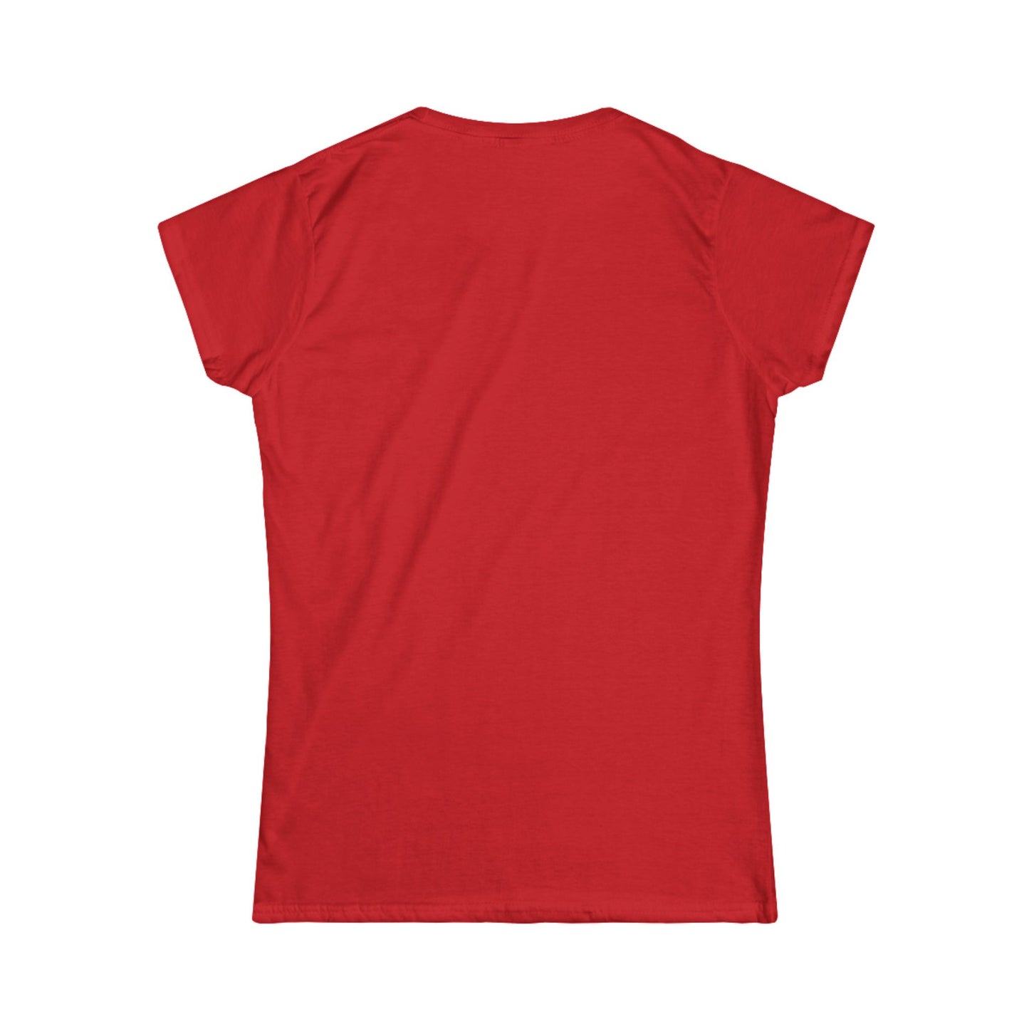Women's Softstyle Tee with Heart Design, Casual Graphic T-Shirt, Gift for Her, Valentine’s Day Apparel, Trendy Outfit