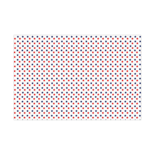 Gift Wrap Papers stars red white and blue