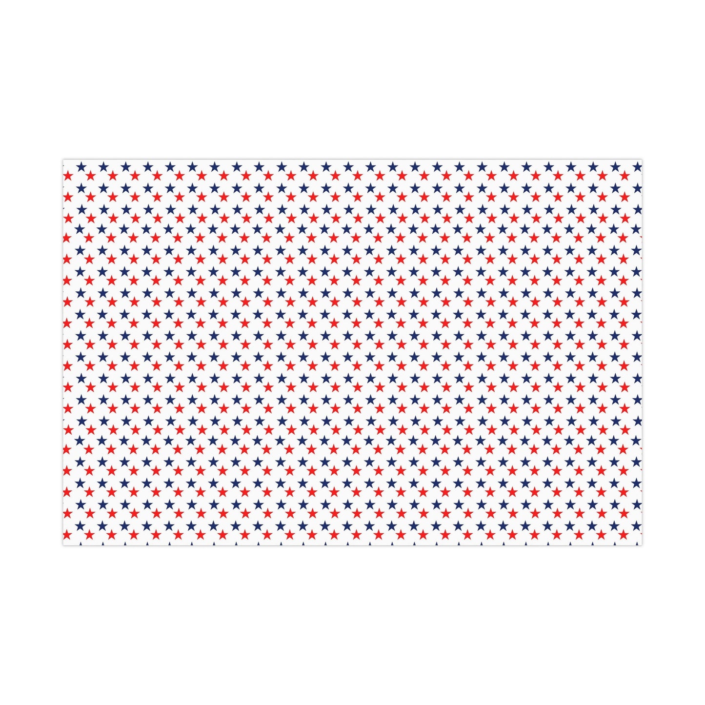 Gift Wrap Papers stars red white and blue