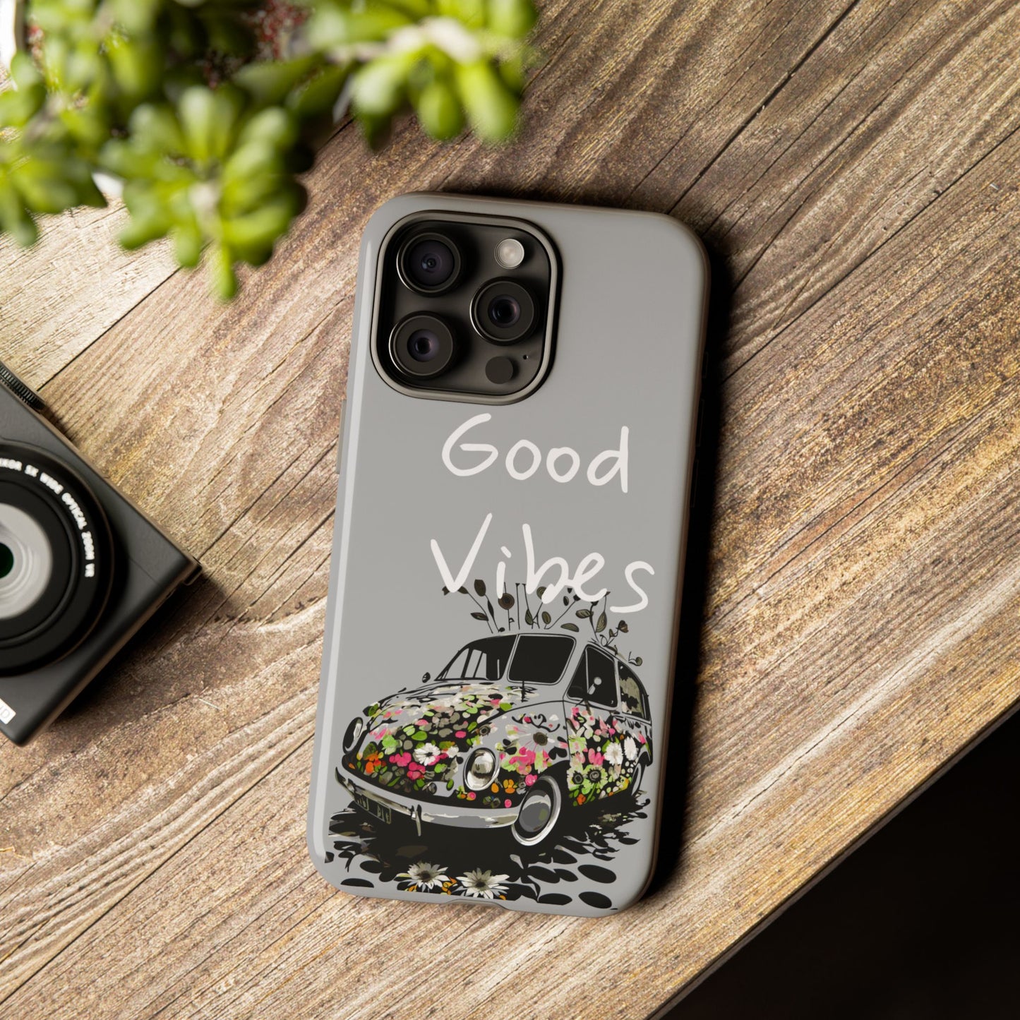 Floral Phone Case | Good Vibes, Phone Accessories, Gift for Her, Trendy Tech, Summer Vibes, Birthday Gift