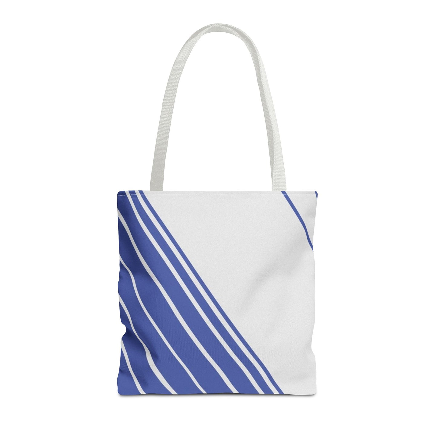 Chic Blue Striped Tote Bag, Stylish Reusable Shopping Bag, Beach Bag, Everyday Carry, Gift for Her
