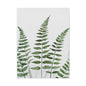 Fern Watercolor Canvas Art – Botanical Matte Stretched Wall Print
