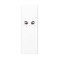 Glam Eyes Matte Canvas Wall Art — Brown Eyes with Red Lashes