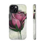 Rose Phone Case – Tough Cases, Floral Phone Cover, Gift for Her, Minimalist Design, Nature Lover's Accessory, Birthday Gift Idea