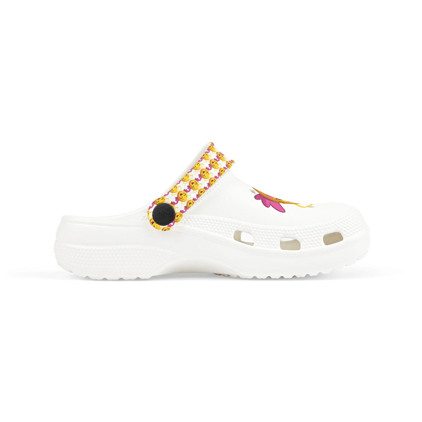 Smiley Kid's EVA Foam Clogs, Fun Summer Footwear for Kids, Cute Play Shoes, Perfect for Outdoor Adventures, Happy Face Design