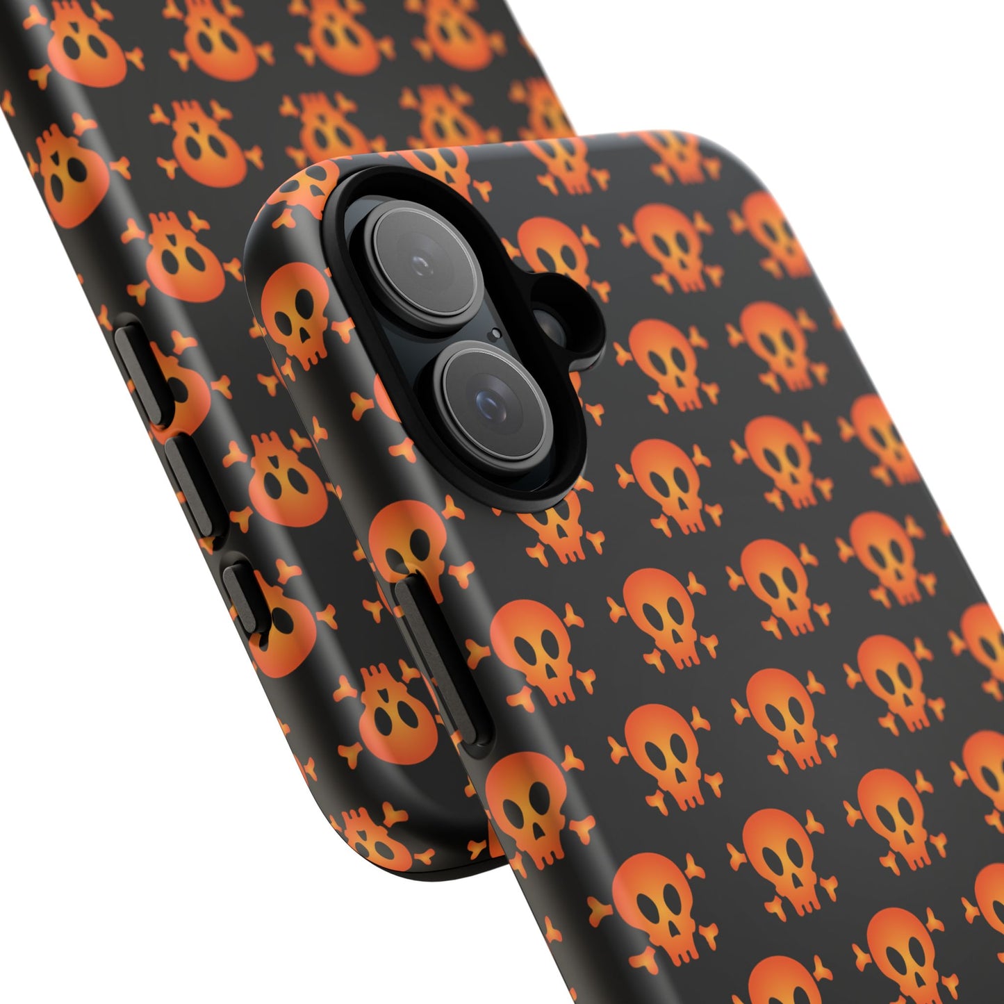 Halloween Skull Phone Case, Spooky Mobile Cover, Trick or Treat Accessory, Goth Gift, Skull Pattern Design