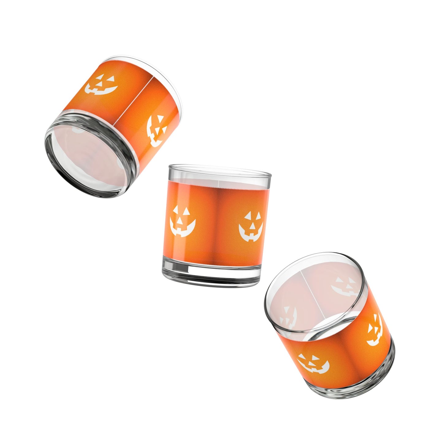 Halloween Pumpkin Rocks Glass, 10oz Halloween Drinkware, Festive Bar Glass, Trick or Treat Party Glass, Fall Decor for Spooky Season