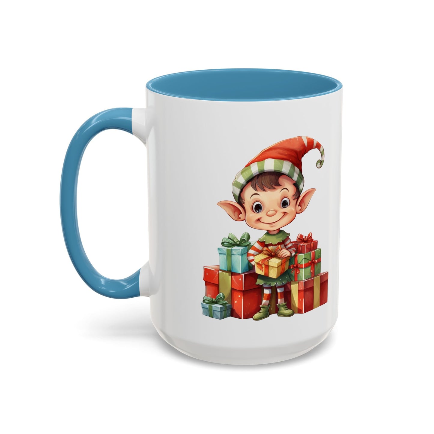 Holiday Elf Coffee Mug - Festive Gift Mug, Christmas Decor, Cute Elf Mug, Coffee Lover Gift, Winter Holiday Drinkware