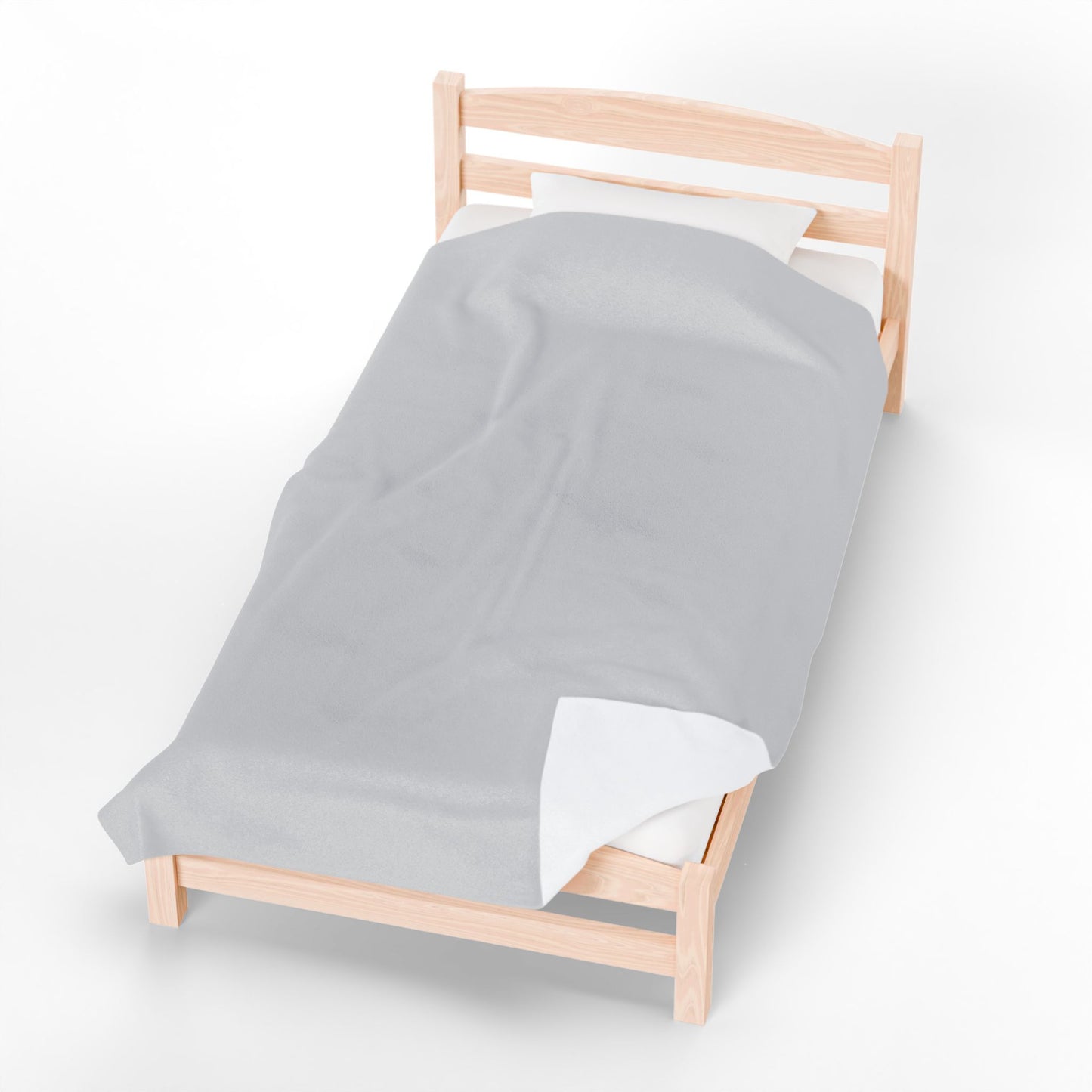 Cozy Monogram Velveteen Plush Blanket -Letter A