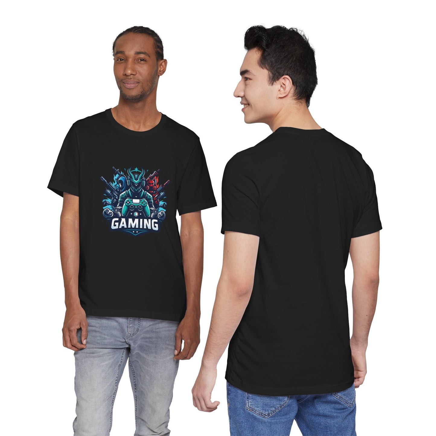 Gaming Controller Emblem Tee — Esports Gamer Graphic T-Shirt