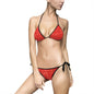 Vibrant Womens Bikini Swimsuit Red Swimsuit