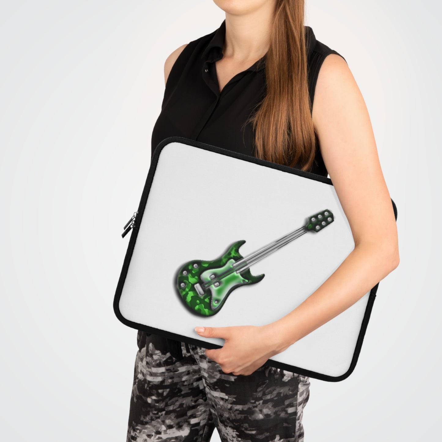 Rockin' Guitar Laptop Sleeve | Music Lover's Accessory, Gift for Musicians, Tech Gear for Students and Professionals, Holiday Present