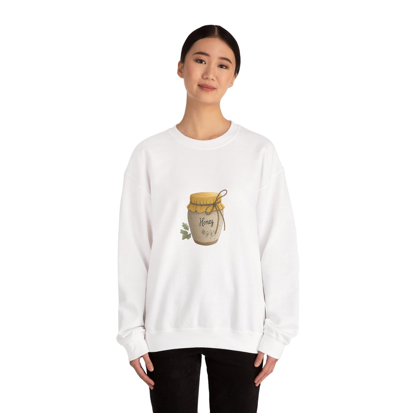 Honey Jar Sweatshirt, Cozy Gift, Fall Fashion, Unisex Apparel, Sweetheart Gift, Cute Sweatshirt