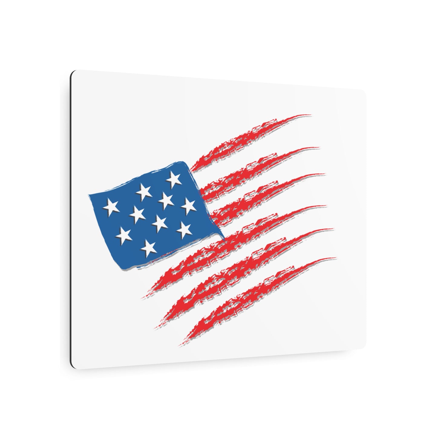 Patriotic Metal Art Sign, Rustic Decor for Home, Wall Art for Independence Day, Memorial Day, Veteran's Day, Gifts for Patriots
