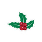 Holiday Holly Kiss-Cut Stickers, Festive Decor, Laptop Stickers, Gift Wrapping, Christmas Decorations, Winter Joy
