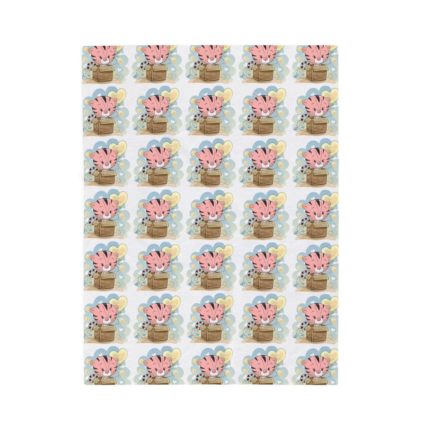Floral Pattern Velveteen Plush Blanket, Soft Throw for Cozy Nights