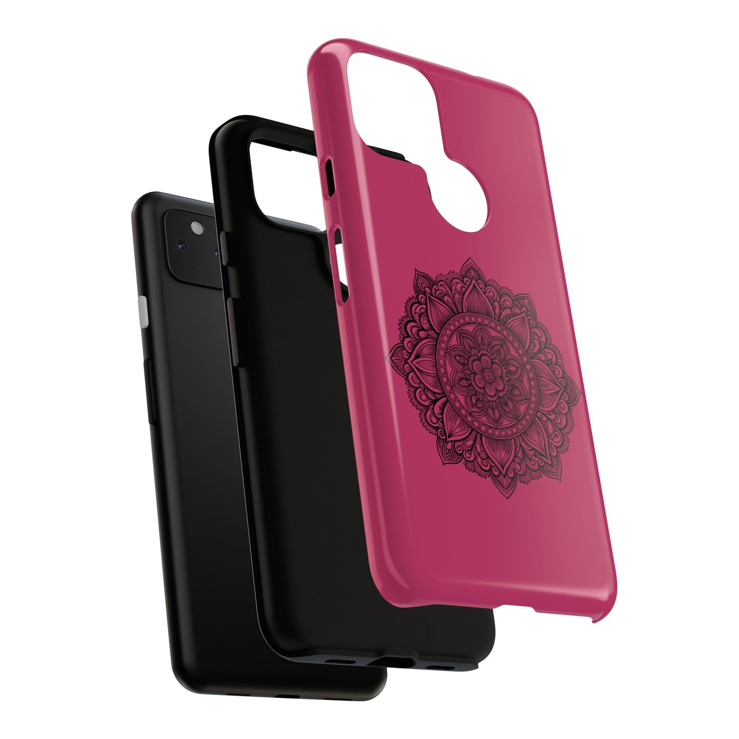 Vibrant Mandala Phone Case, Artistic Protection Cover, Gift for Her, Trendy Accessories, Birthday or Holiday Present