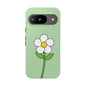 Floral Phone Case - Tough Cases for Nature Lovers, Cute Green Flower Design, iPhone Cover, Gift for Her, Spring Accessories