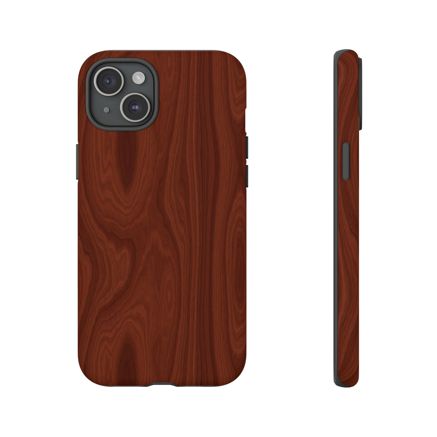 Wood Grain Phone Case, Stylish Tough Cases, Nature-Inspired Protective Cover, Unique Gifts for Him and Her, Eco-Friendly Tech Accessory