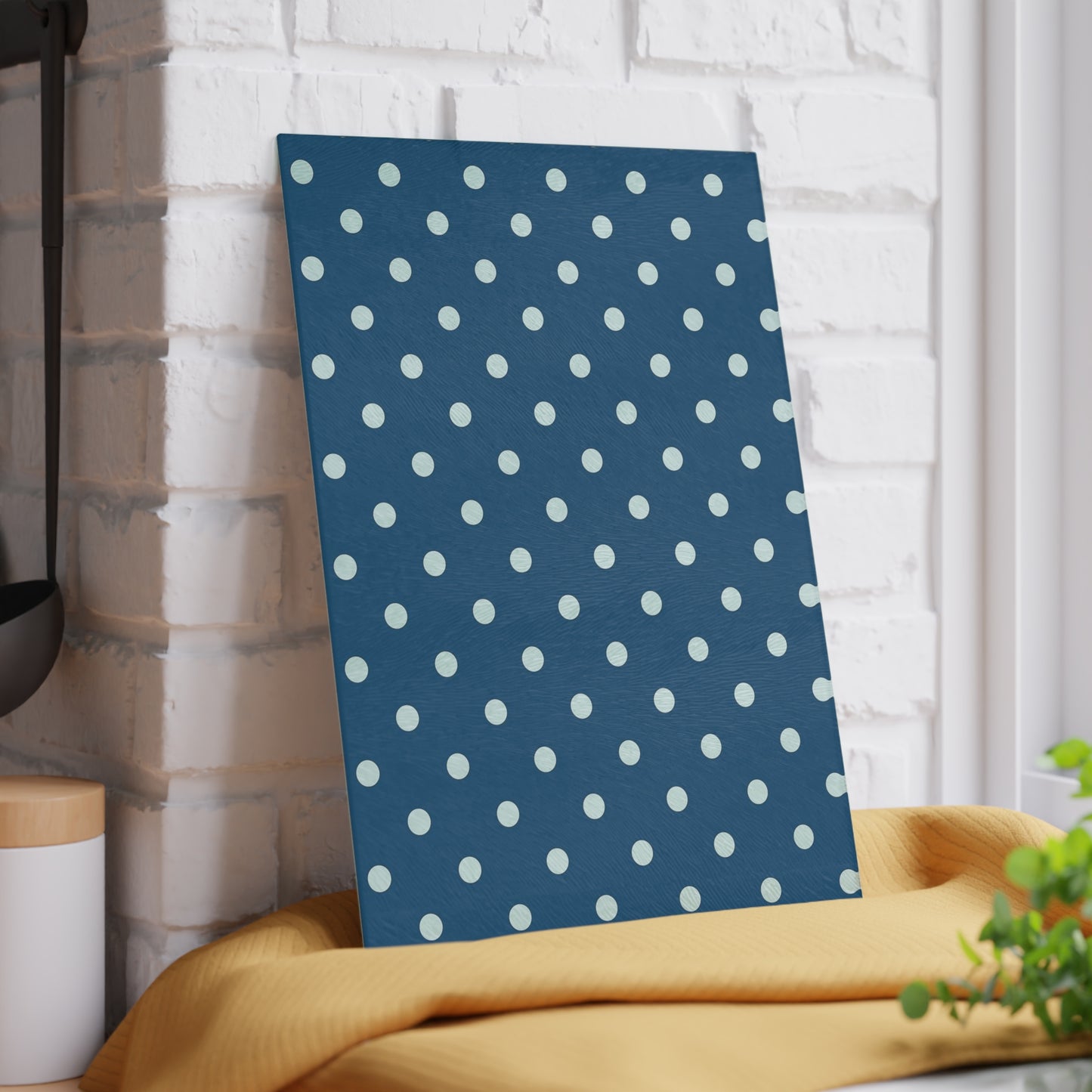 Polka Dot Glass Cutting Board | Kitchen Decor, Cooking Gift, Modern Kitchen, Home Stylist, Unique Housewarming