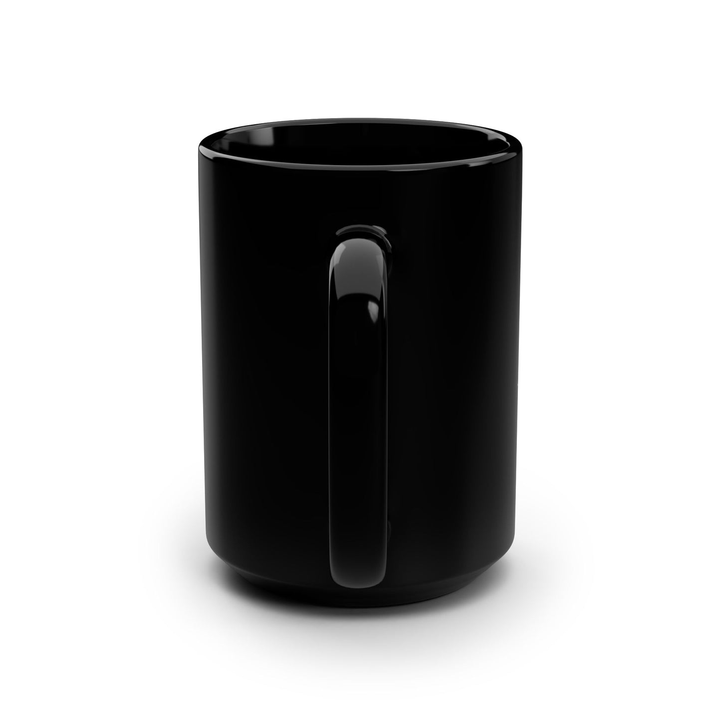 Unlucky Cards Black 15oz Mug — Retro Tattoo-Style Playing Cards Design