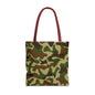 Camouflage Print Tote Bag, Stylish Shopping Bag, Everyday Use, Gym Tote, Eco-Friendly, Travel Accessory