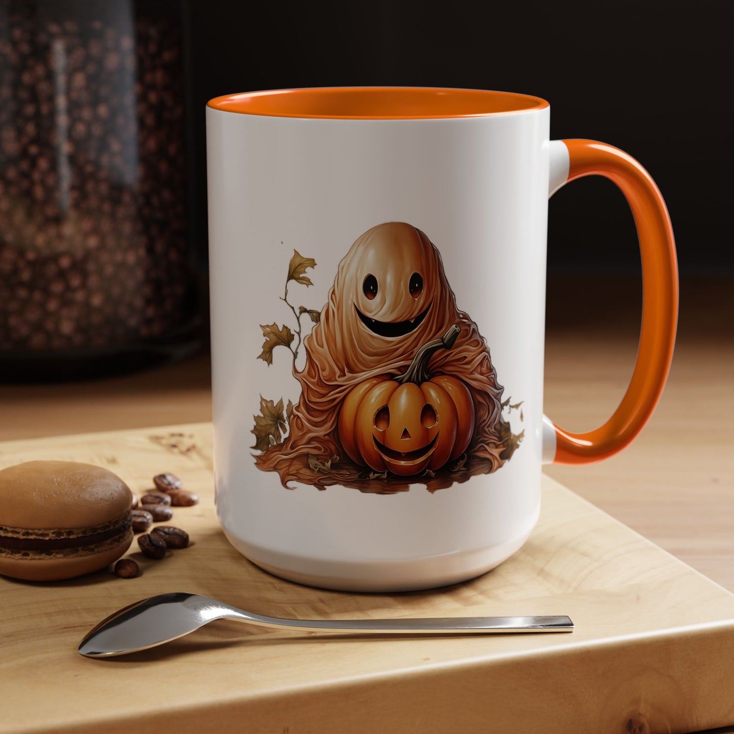 Whimsical Halloween Coffee Mug | Pumpkin-Inspired Drinkware, Cute Fall Decor, Gift for Pumpkin Lovers, Cozy Autumn Vibe