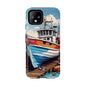 Colorful Fishing Boat Phone Case | Nautical Gift, Marine Design, Coastal Aesthetic, Summer Vibes, Sea Lover's Accessory