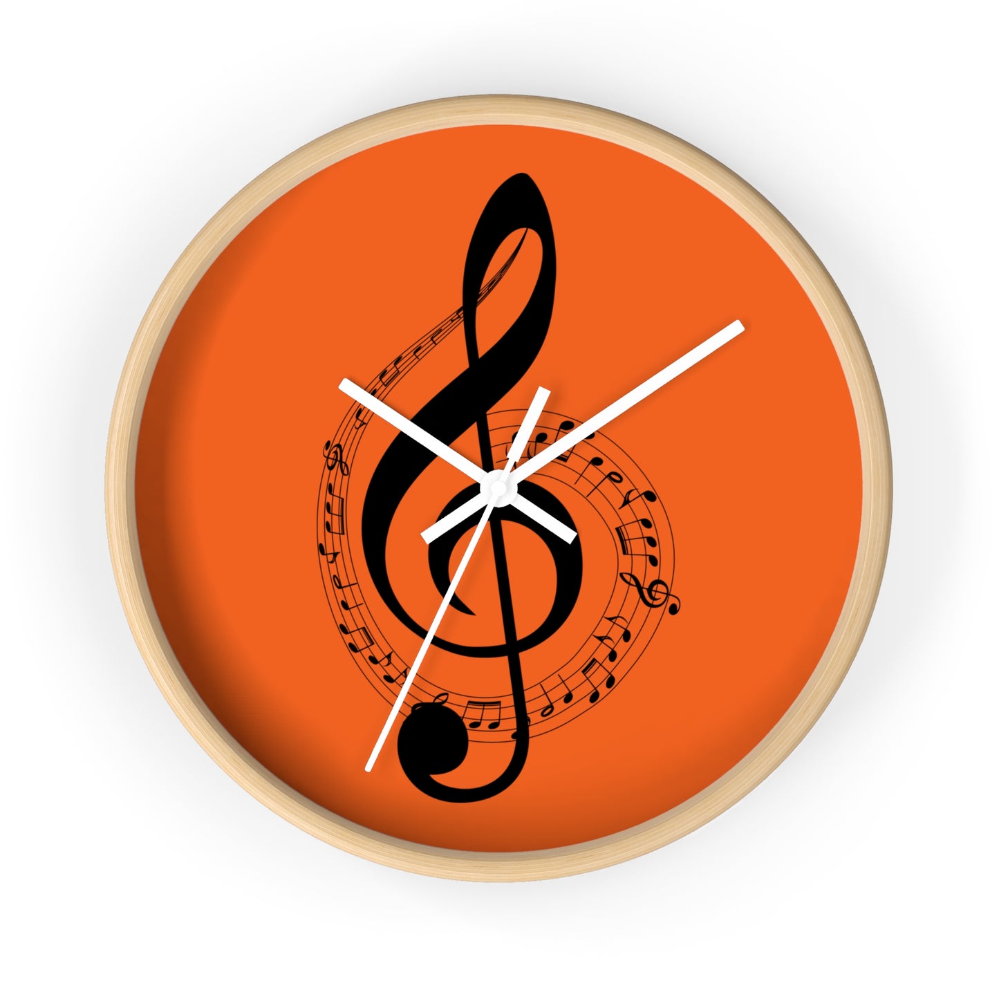 Musical Note Wall Clock | Perfect for Music Lovers, Home Decor, Gifts