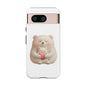 Cute Bear Phone Case, Tough Cases, Animal Lover Gift, Kids Accessories, Mother’s Day, Heartwarming Design
