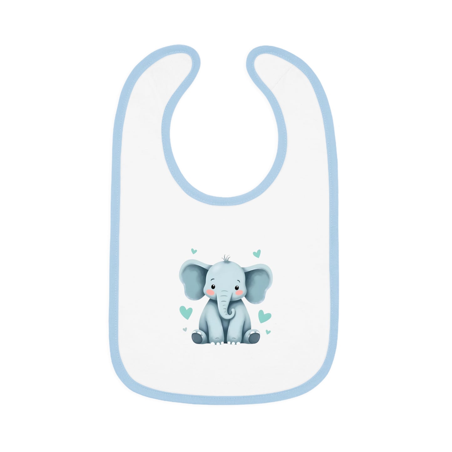 Cute Elephant Baby Bib - Adorable Infant Feeding Accessory, Perfect Baby Shower Gift, Toddler Bib, Newborn Essential, Eco-Friendly Babywear