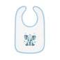Cute Elephant Baby Bib - Adorable Infant Feeding Accessory, Perfect Baby Shower Gift, Toddler Bib, Newborn Essential, Eco-Friendly Babywear