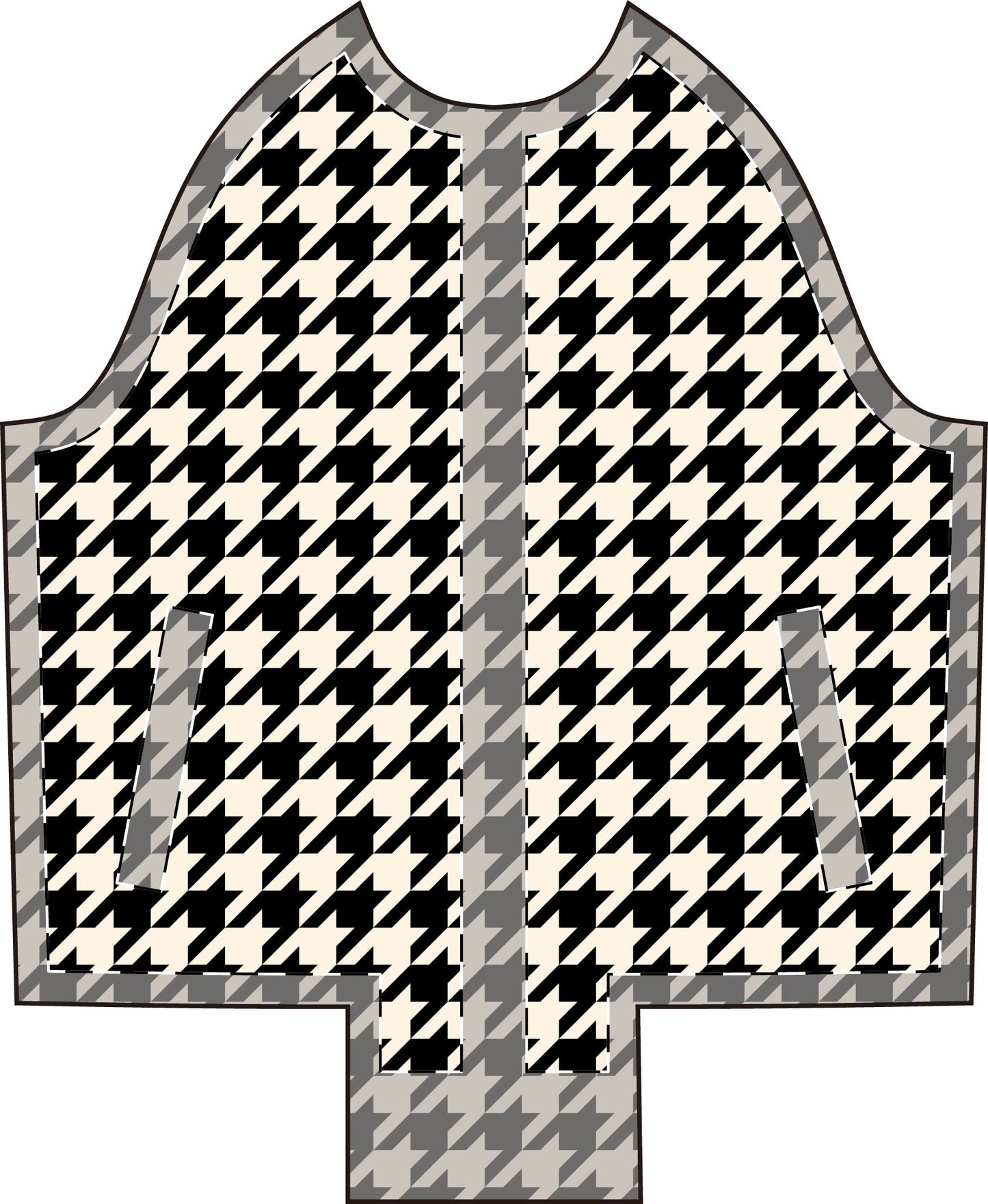 Chic Houndstooth Varsity Jacket, Women’s Fashion Statement, Casual Layering, Trendy Outerwear, Sporty & Stylish Jacket, Ideal for [...]