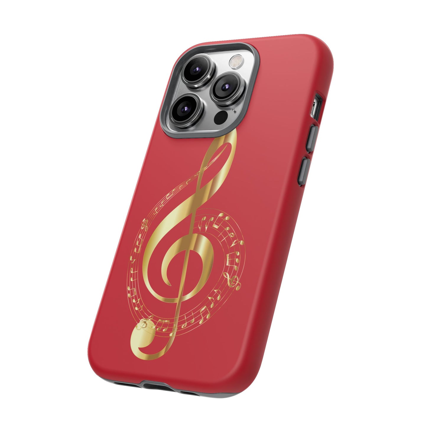 Tough Cases - Red Musical Note