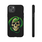 Skull & Snake Phone Case | Tough Cases, Protective Cover, Edgy Phone Accessories, Gothic Gift, Halloween Decor