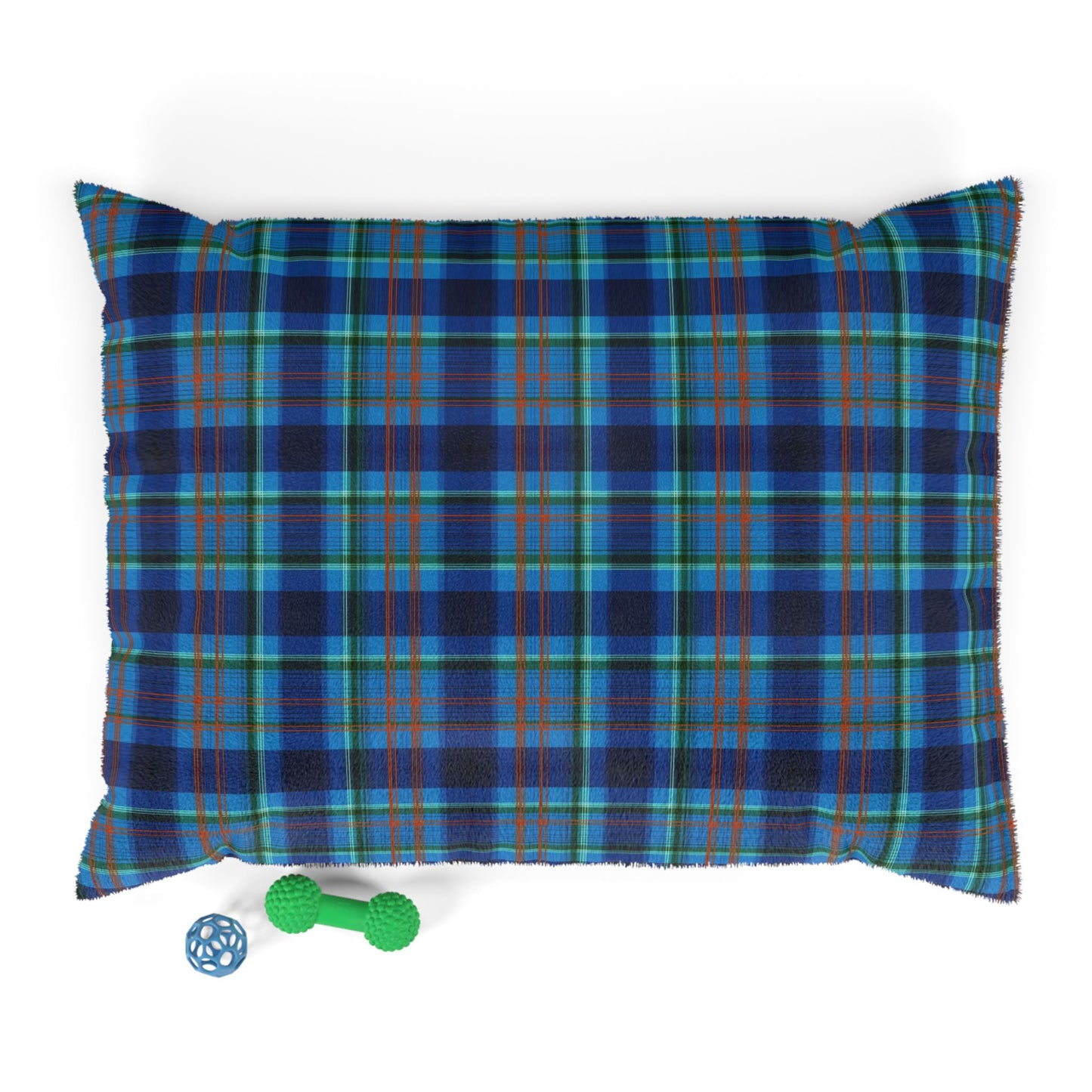 Cozy Plaid Pet Bed - Comfy Dog Bed, Cat Bed, Plaid Pet Cushion, Soft Pet Mat, Modern Pet Decor