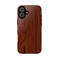 Wood Grain Phone Case, Stylish Tough Cases, Nature-Inspired Protective Cover, Unique Gifts for Him and Her, Eco-Friendly Tech Accessory