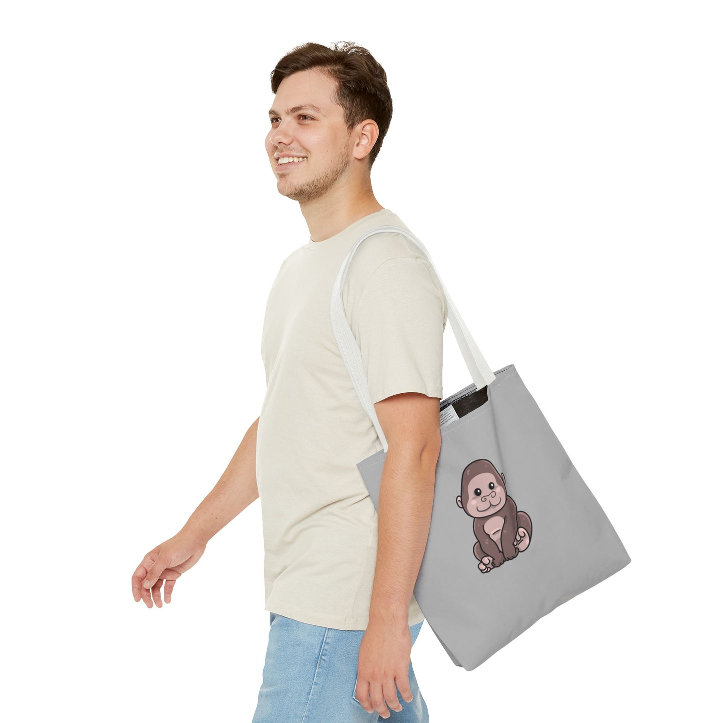 Cute Cartoon Gorilla Tote Bag